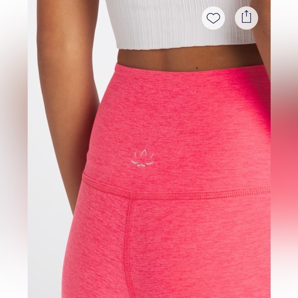 BEYOND YOGA Spacedye Keep Pace Pocket 7" Biker Short pink size large - Picture 12 of 13